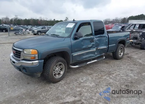 2006 GMC Sierra 1500 Slt z USA, uszkodzony, nr VIN 1GTEK19B26Z172075